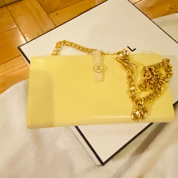 Chanel CC  botton  long Wallet on chain - Picture 7 of 8